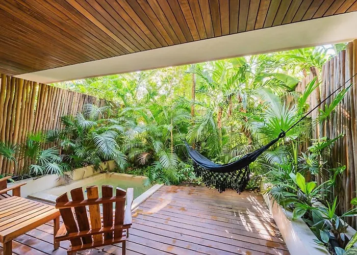 Romantic Garden W Private Pool Access * Tulum