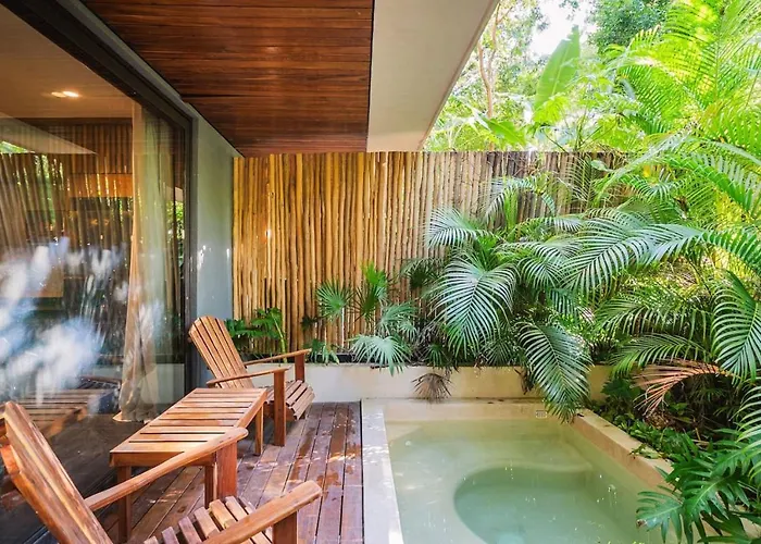 Romantic Garden W Private Pool Access Apartment Tulum